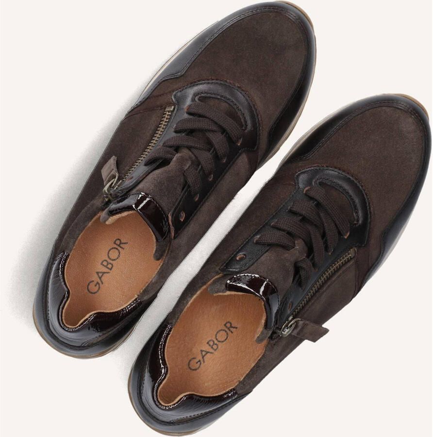 Gabor 528 Sneakers Dames Bruin - Foto 5