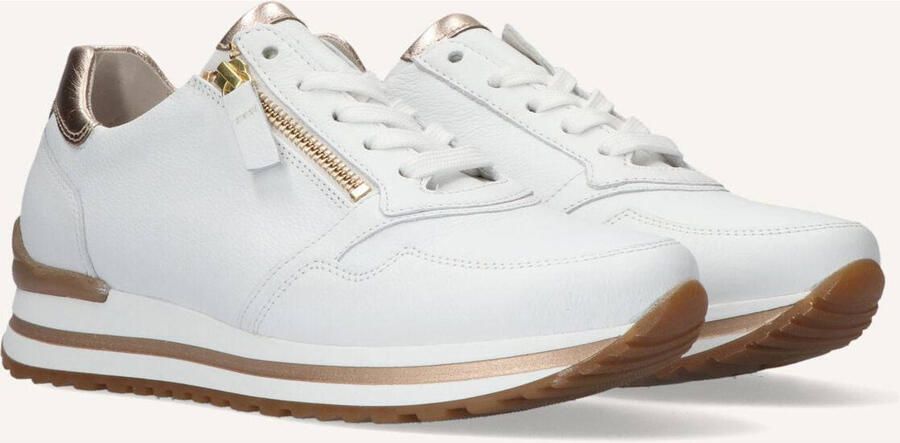 GABOR Lage Sneakers Dames 528 Leer Wit - Foto 4