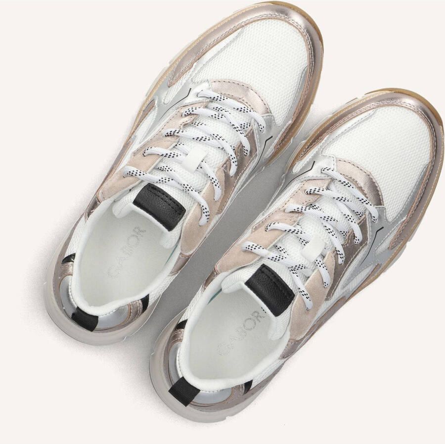 Gabor 536 Sneakers Dames Leren Sneaker Wit - Foto 2