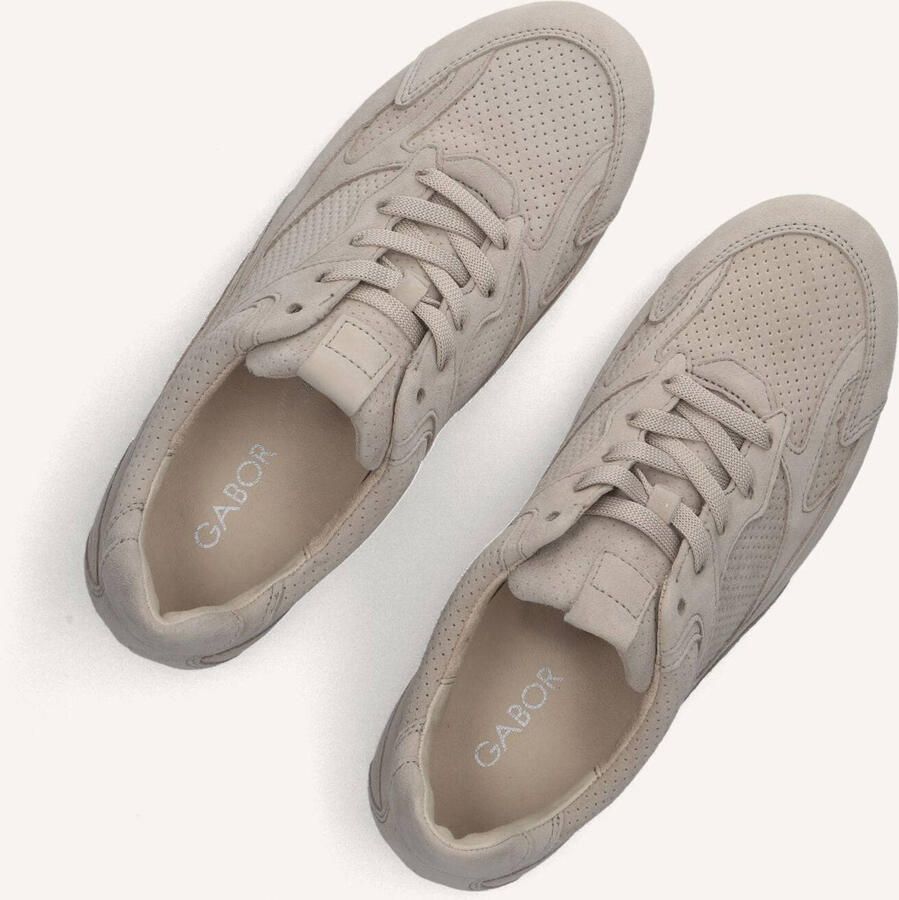Gabor art 86.565 32 sneaker zand suede veter dames - Foto 2