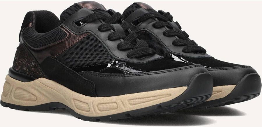 Gabor 585.2 Sneakers Dames Leren Sneaker Zwart - Foto 2