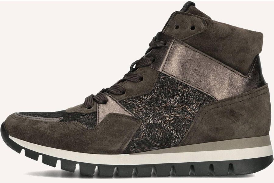 GABOR Hoge Sneakers Dames 755 Suède Bruin - Foto 2