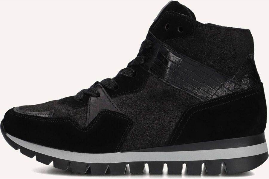 GABOR Hoge Sneakers Dames 755 Suède Zwart - Foto 3