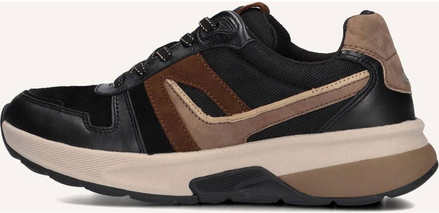 GABOR Lage Sneakers Dames 845.1 Rollingsoft Maat: 37 Materiaal: Leer Kleur: Zwart