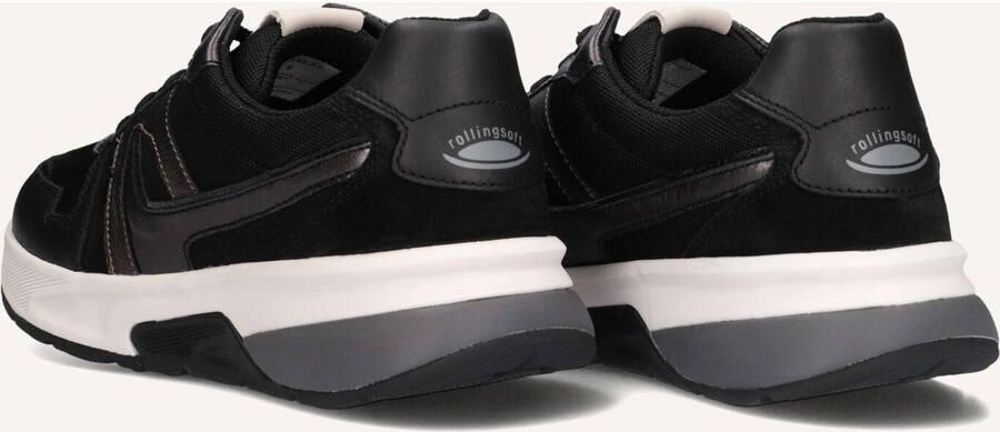 GABOR Lage Sneakers Dames 845.1 Rollingsoft Leer Zwart - Foto 3