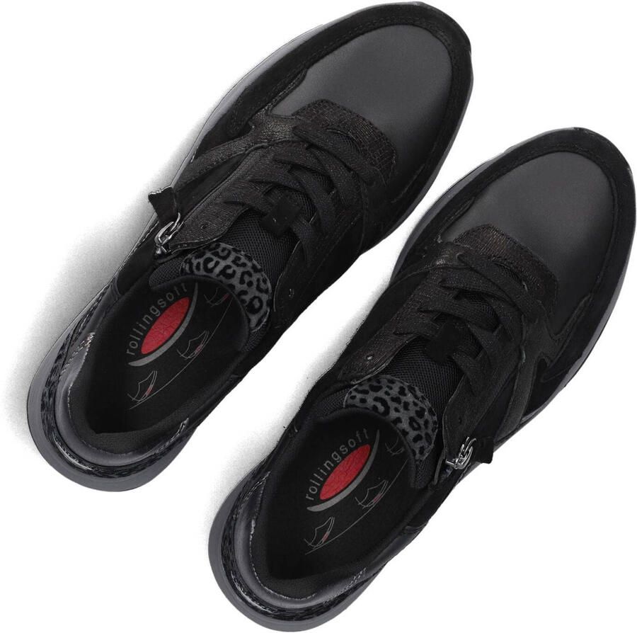 GABOR Lage Sneakers Dames 878 Suède Zwart - Foto 2