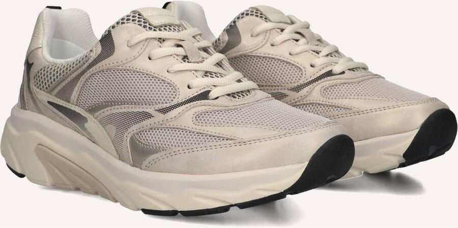 Gabor 86.936.39 Rolling Soft Sneakers Beige Leer en Mesh Dames Breed Beige - Foto 3