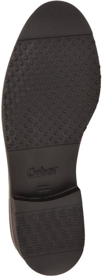 Gabor suède loafers met blokhak bruin - Foto 3