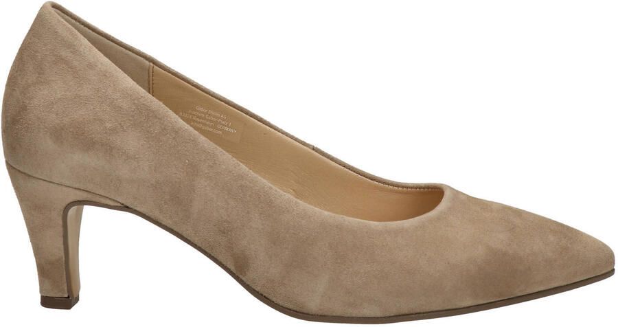 Gabor suède pumps beige