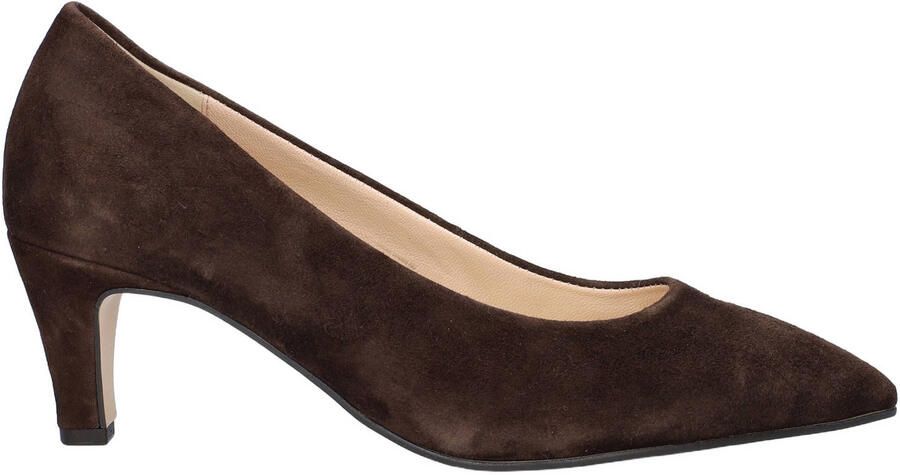 Gabor suède pumps bruin