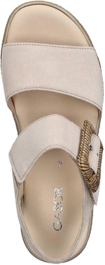 Gabor suède sandalen beige - Foto 3