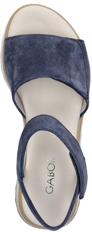 Gabor suède sandalen blauw - Foto 3
