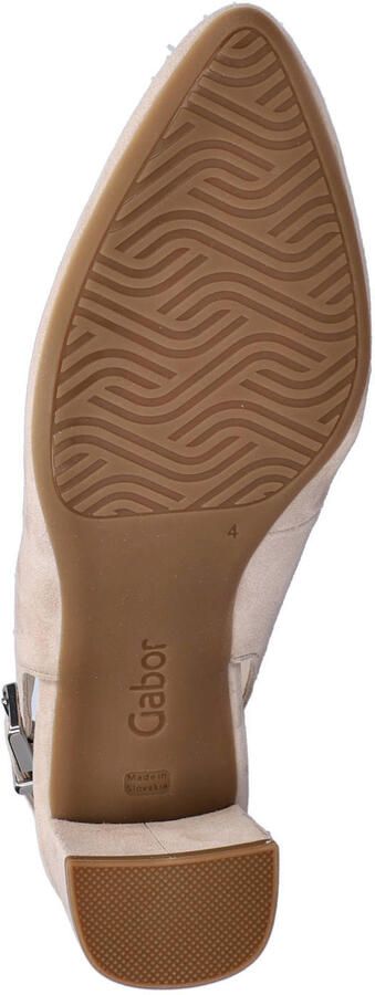 Gabor suède slingback pumps beige - Foto 3