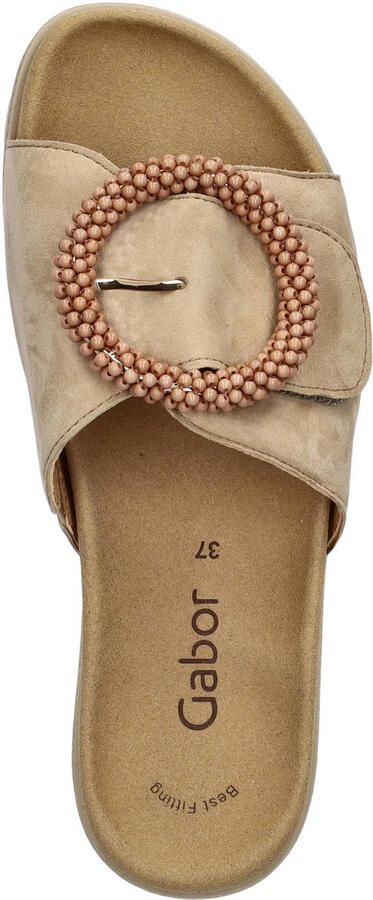 Gabor suède slippers beige - Foto 2