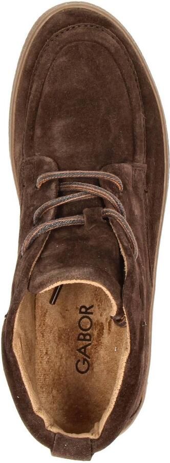 Gabor suède veterboots bruin - Foto 3