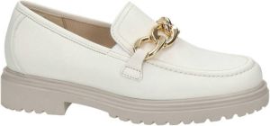 Gabor leren loafers off white