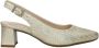 Gabor leren slingback pumps beige - Thumbnail 1