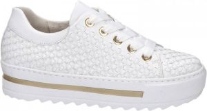 Gabor leren sneakers wit