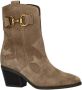 GABOR Cowboylaarzen Dames 694 Maat: 42 5 Materiaal: Suède Kleur: Taupe - Thumbnail 2