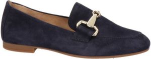 Gabor suède loafers donkerblauw
