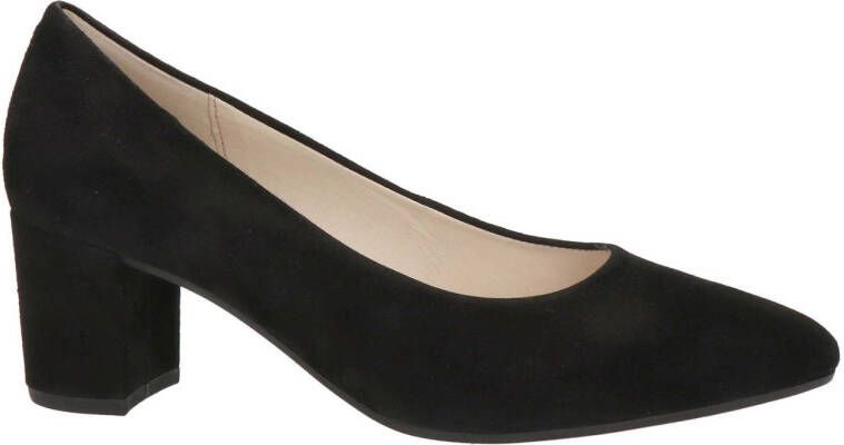 Gabor suède pumps donkerblauw