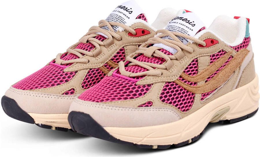 Genesis G-Eco 99 Contra Mesh sneakers beige koraal