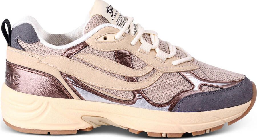 Genesis G-Eco 99 Metallic sneakers beige brons grijs - Foto 3