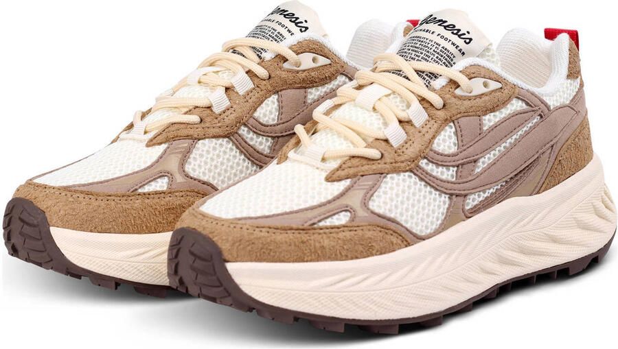 Genesis G-Eco`99 Bulky chunky sneakers beige wit - Foto 3