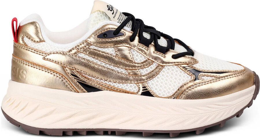 Genesis G-Eco`99 Bulky chunky sneakers ecru goud