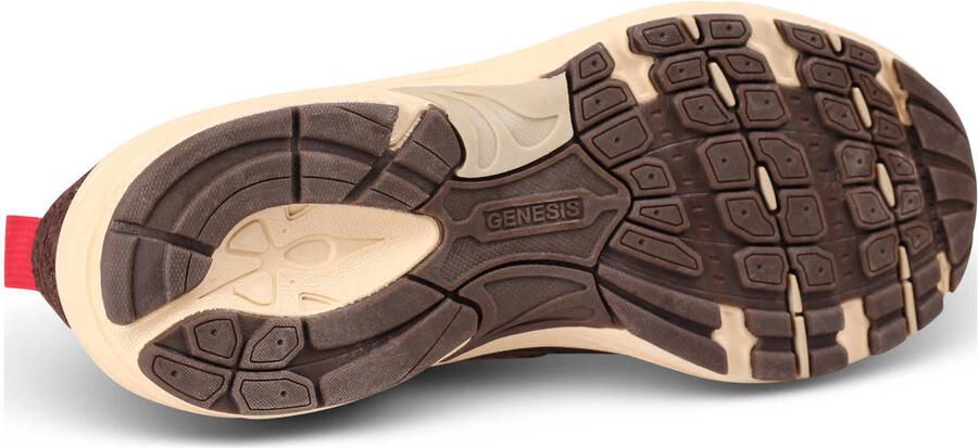 Genesis G-Eco`99 Contra Mesh sneakers bruin blauw - Foto 3