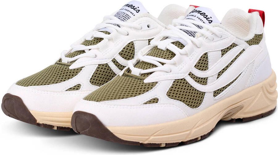 Genesis G-Eco`99 Contra Mesh sneakers wit groen - Foto 2