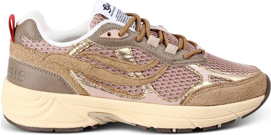 Genesis G-Eco`99 Embo chunky sneakers beige roze goud