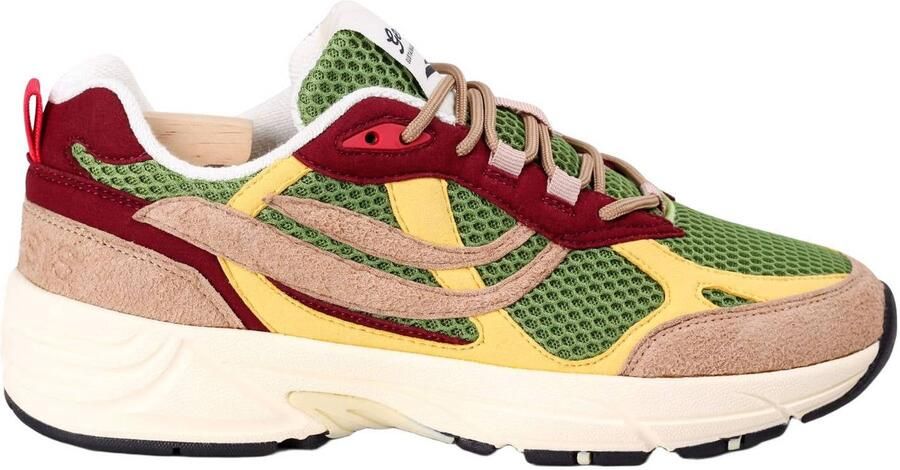 Genesis G-Eco´99 multi color sneakers groen beige geel