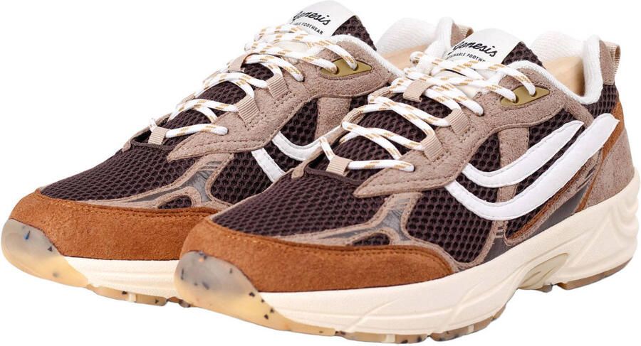 Genesis G-Eco´99 Spotted Sole sneakers bruin cognac beige - Foto 3