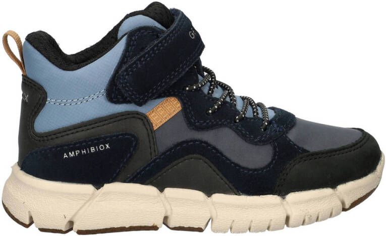 Geox J Flex Blauw Jongens Imitatieleer Meerkleurig 30 Sneakers