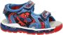 Geox Android Boy Spiderman leren sandalen blauw rood - Thumbnail 1