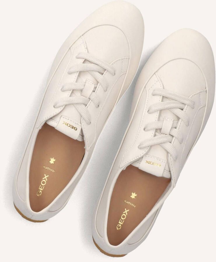 GEOX D Addisse Sneakers Dames Leren Sneaker Wit