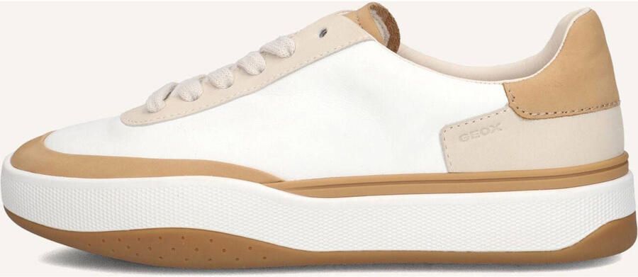 GEOX D Dynamia Sneakers Dames Leren Sneaker Wit - Foto 2