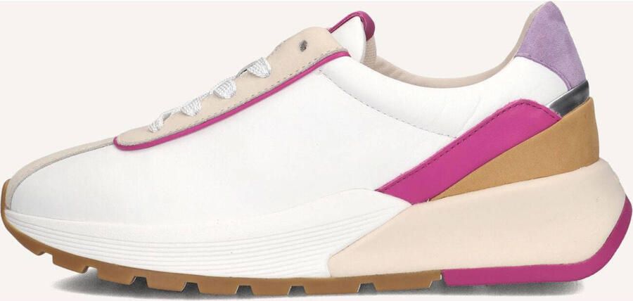 GEOX D Metropoli Sneakers Dames Leren Sneaker Wit