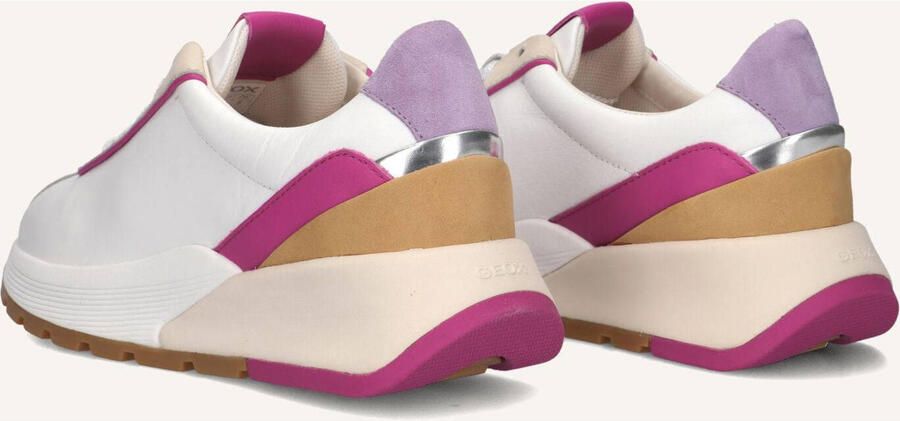 GEOX D Metropoli Sneakers Dames Leren Sneaker Wit - Foto 2