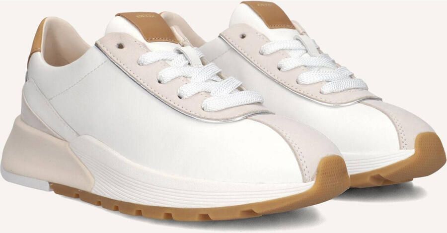 GEOX D Metropoli Sneakers Dames Leren Sneaker Wit - Foto 2