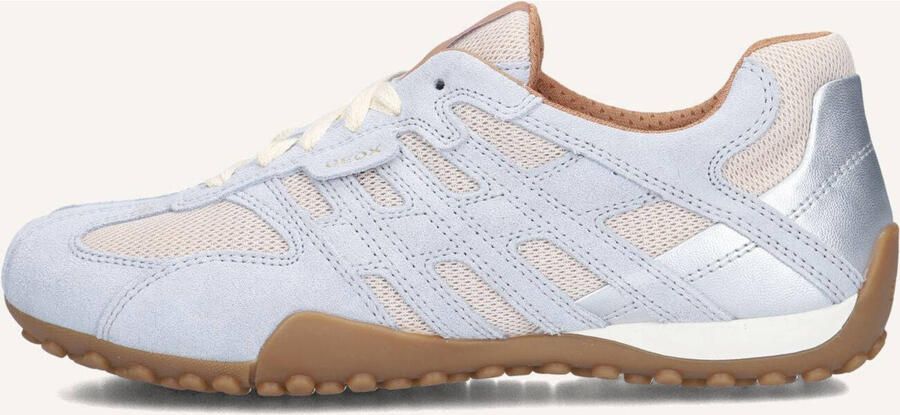 GEOX SNAKE ORIGINAL DAMES Sneakers MELKWIT LICHTBLAUW