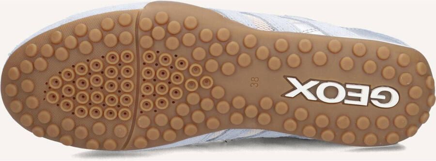 GEOX SNAKE ORIGINAL DAMES Sneakers MELKWIT LICHTBLAUW - Foto 2