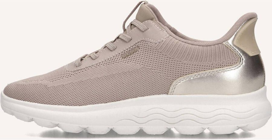 GEOX SPHERICA PLUS DAMES Sneakers LICHT TAUPE LICHT GOUD
