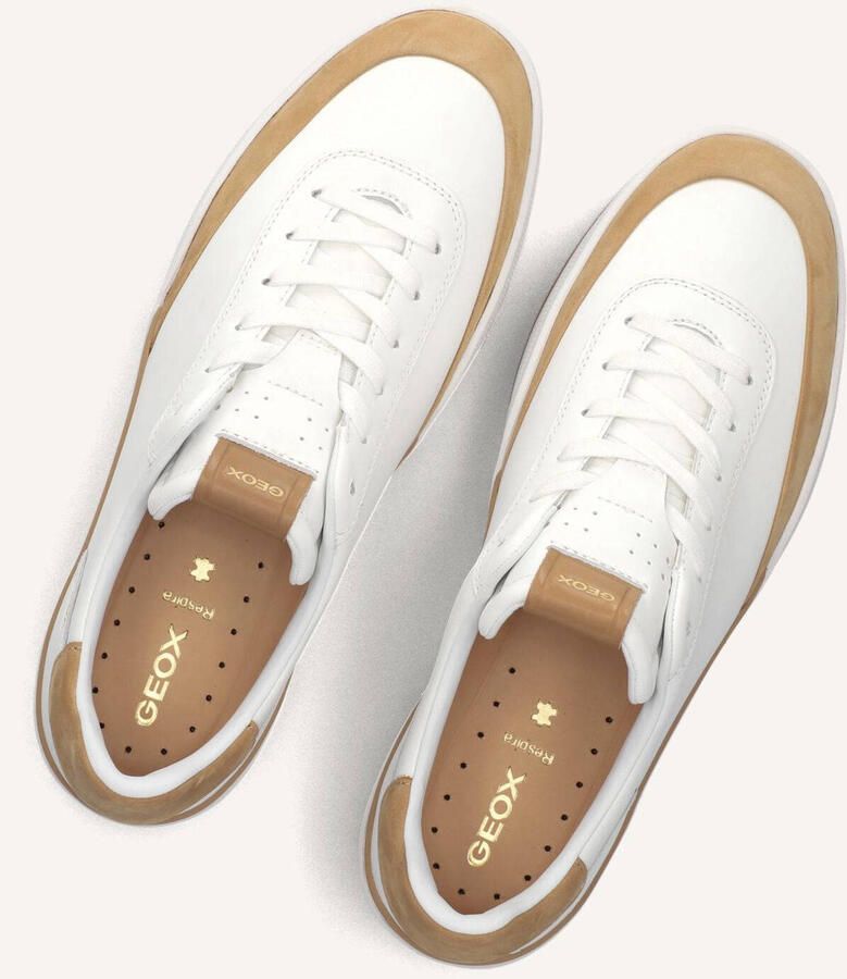 GEOX U Dynamia Sneakers Heren Leren Sneaker Wit - Foto 2