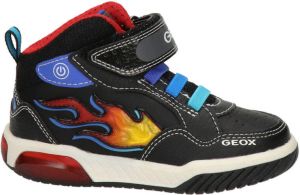 Geox Inek sneakers met lichtjes zwart multi