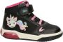 Geox Inek sneakers met lichtjes zwart roze - Thumbnail 1