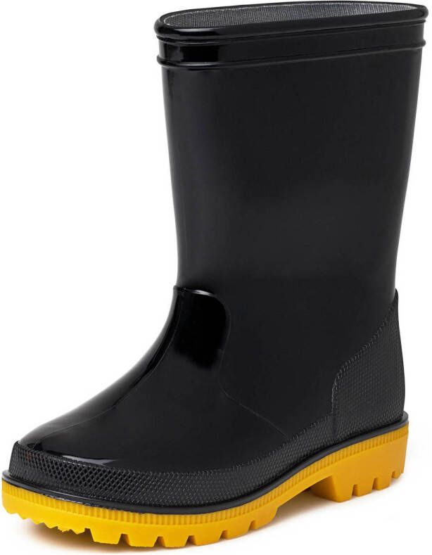 Gevavi Alex regenlaarzen kids Zwart Rubber Meerkleurig 22