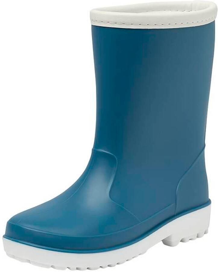 Gevavi Bodi regenlaarzen met profielzool blauw wit Jongens Rubber Meerkleurig
