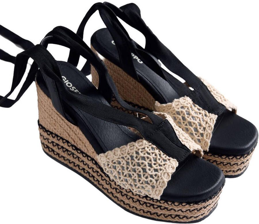 Gioseppo Dagenham espadrilles beige zwart - Foto 3